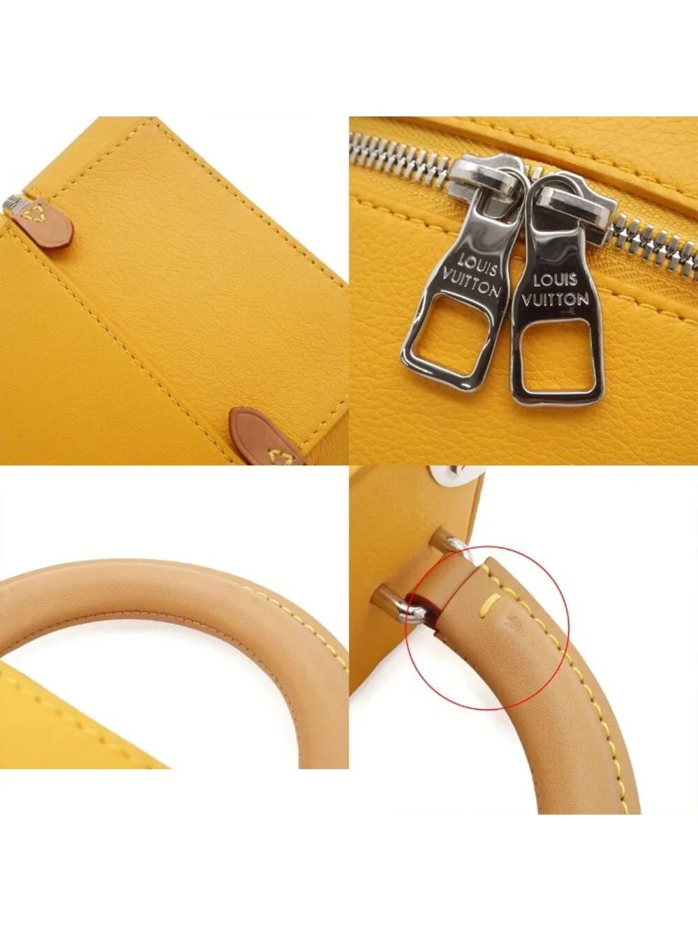 Louis Vuitton Vertical Box Trunk Saffron Leather 2-Way